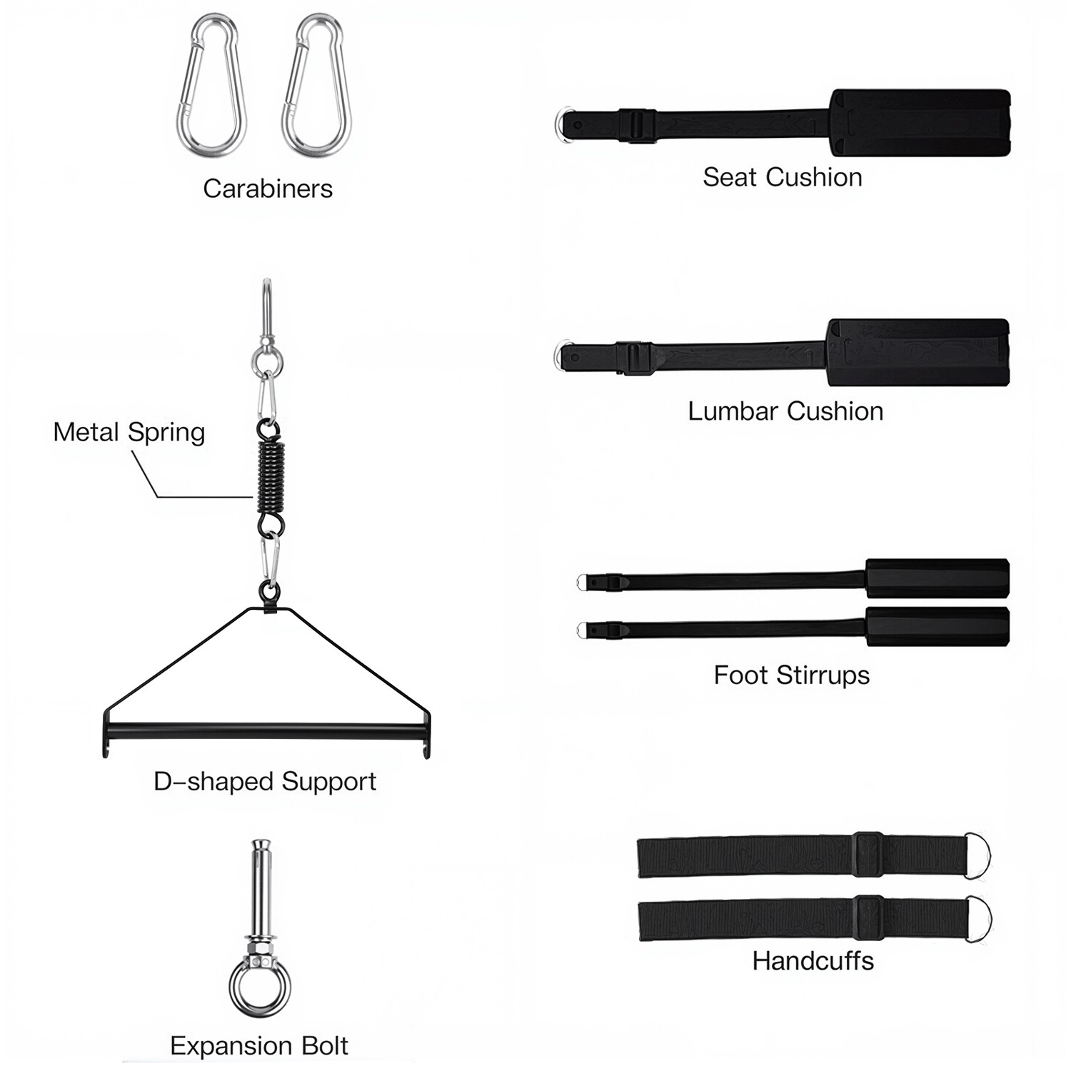 Sex Swing Toy BDSM Bondage 360° Spinning Door Ceiling Swing Sex Toy For Couples