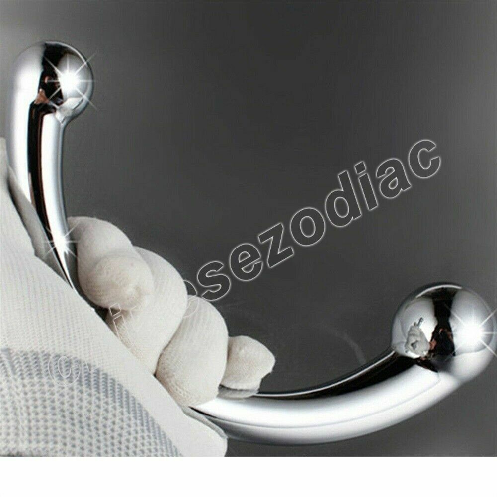 Metal/Crystal Glass Dildo Anal Butt Plug G Spot Massager Vagina Adult Sex Toys