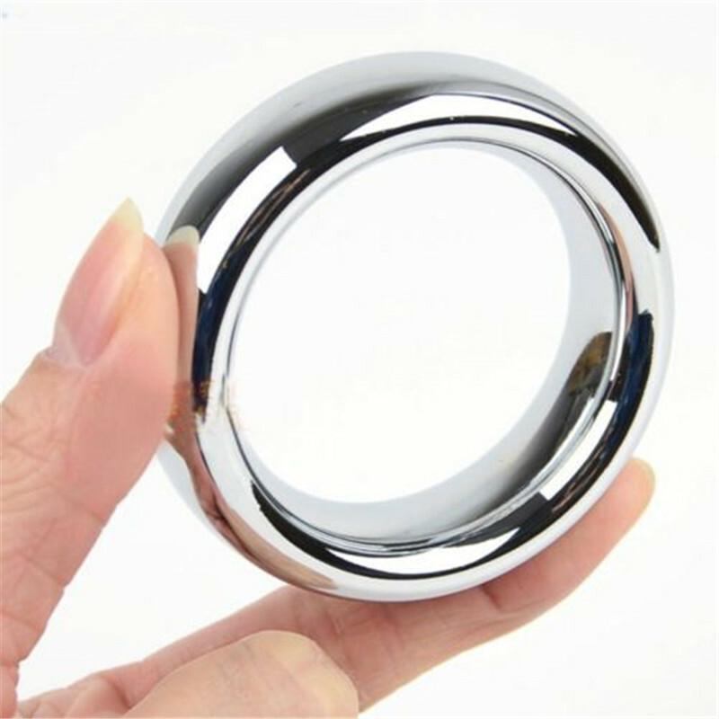 2″ Thick Heavy Stainless Steel Metal Cock Ring Male Penis Stretch Enhancer EL