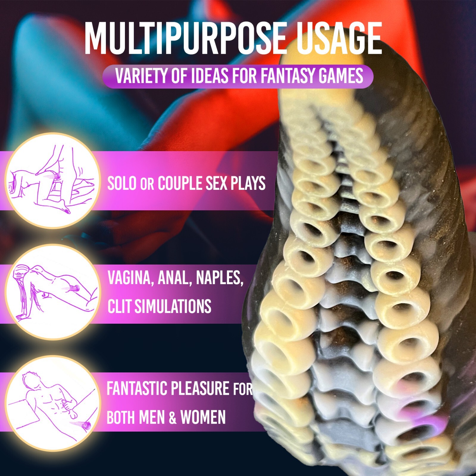 Tentacle Dildo Fantasy Monster Silicon Dildo Octopus Adult Sex Toy Huge Big Dick