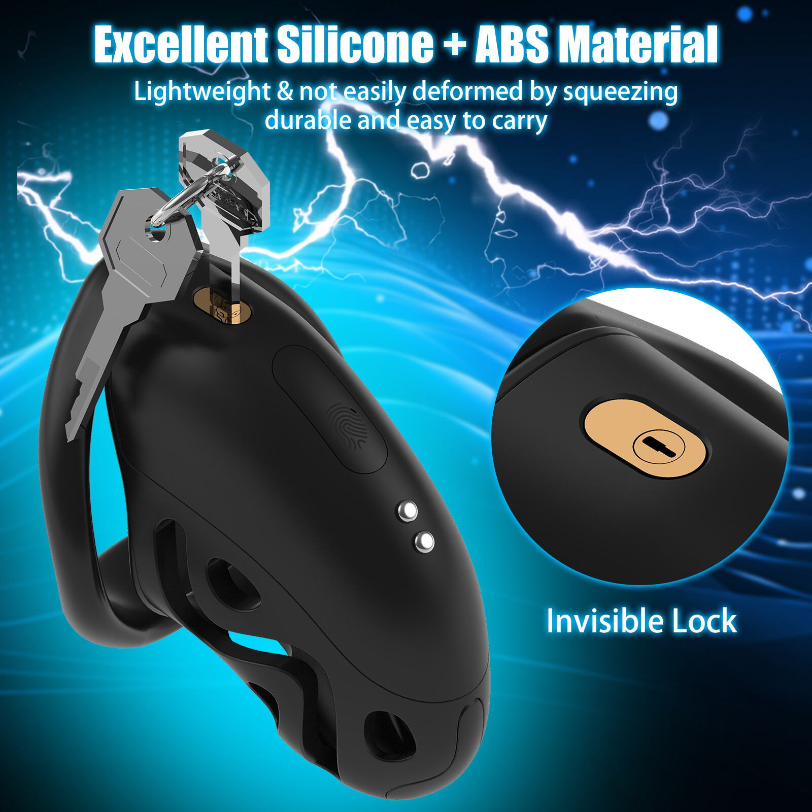 Shame Men’s Chastity Remote Electrocuted Penis Cock Lock Cage Device Sex Toys US