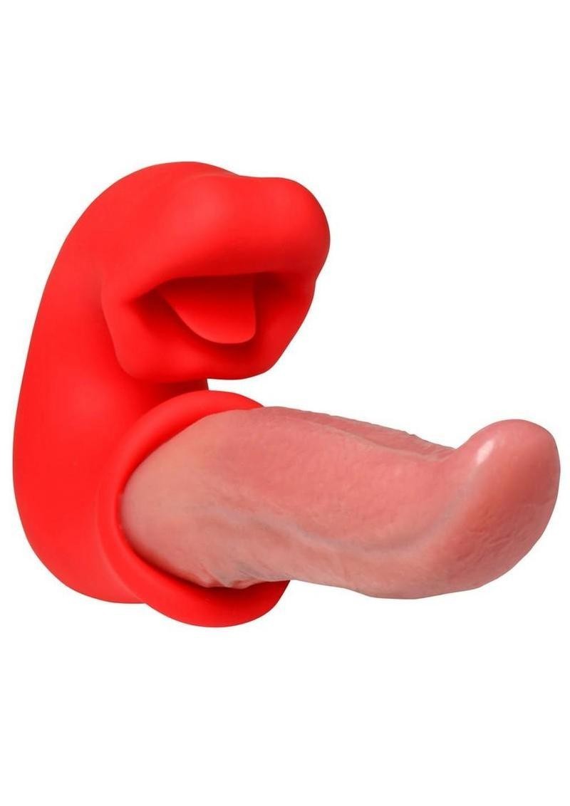 Lickgasm Lusty Licker Rechargeable Silicone Kissing & Licking Tongue Vibrator