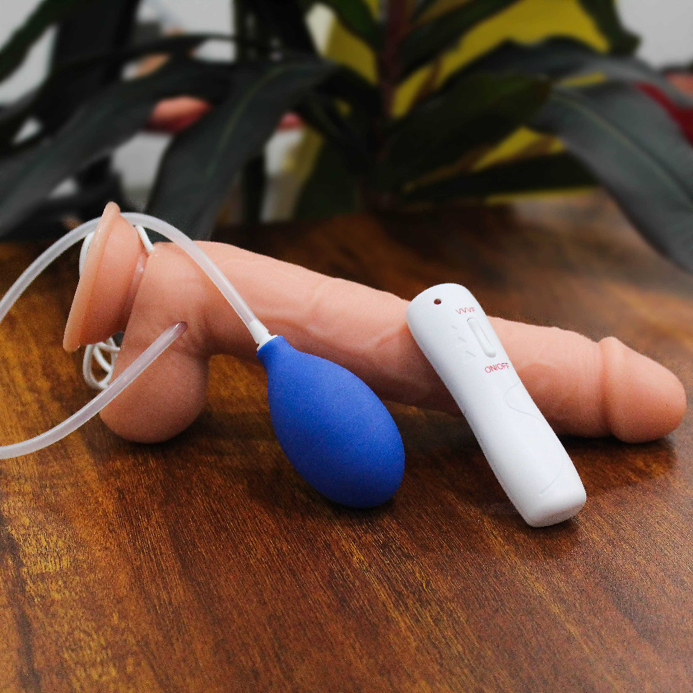 Realistic Dildo Cock Suction Cup Squirting Vibration Penis Sexy Toys Dong Women