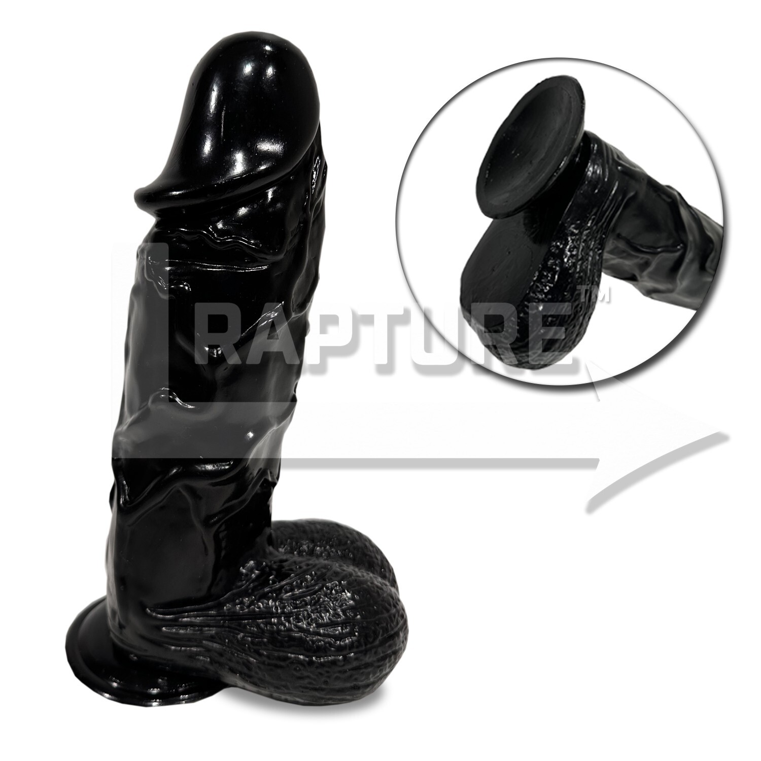 XL Huge Thick Realistic Dildo Cock with Balls Hands-free G-spot Sex Anal Plugs