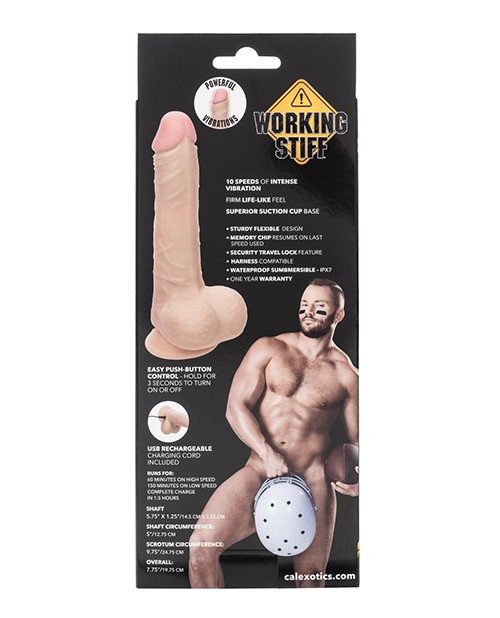 California Exotic Novelties Working Stiff Vibrating Quarterback Masturbator