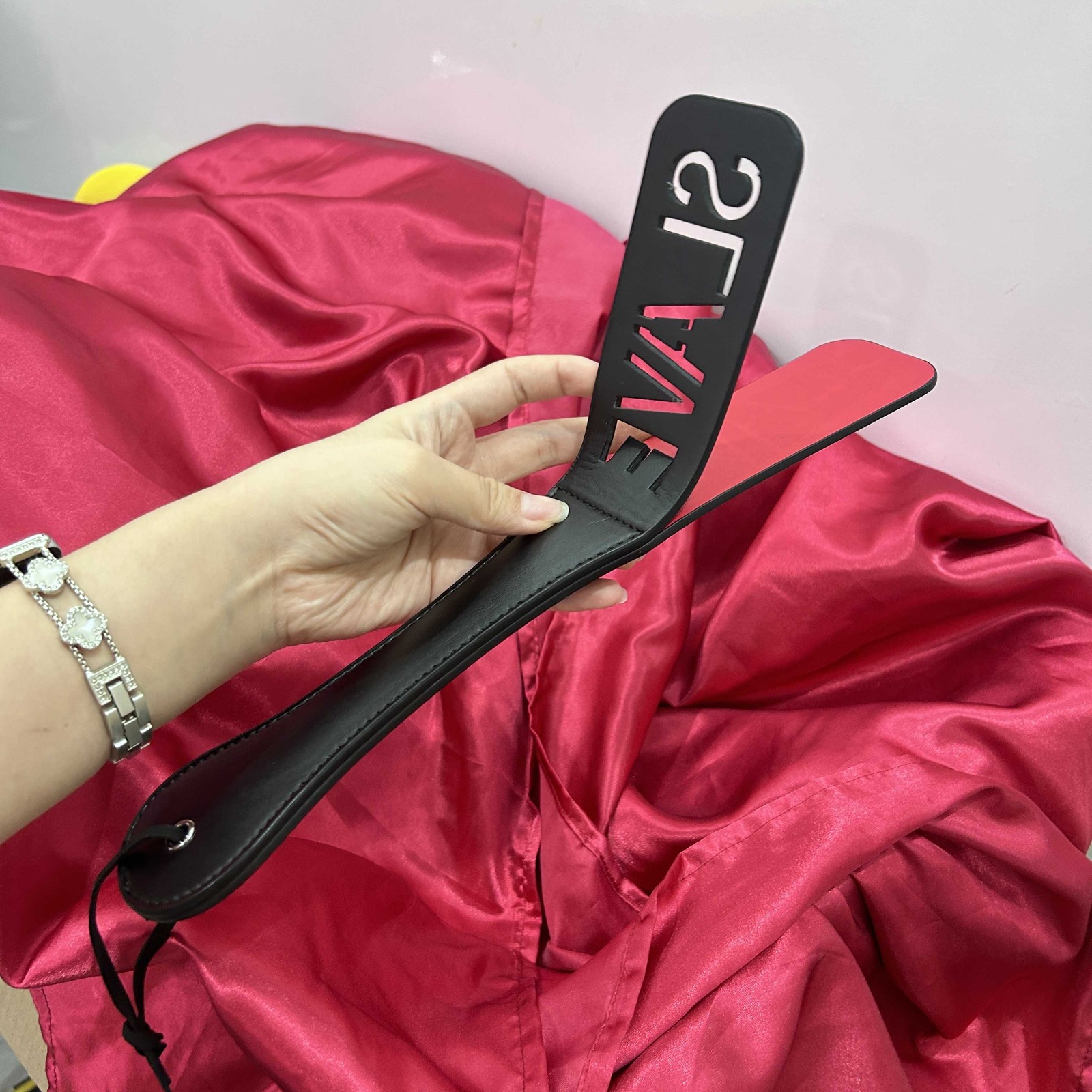 PU Leather Paddle Whip Spanking Punishment Slave Games Body Harness Sex Aid BDSM