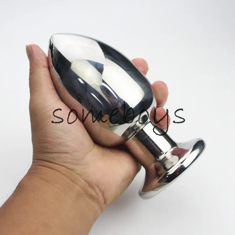 15 Sizes Stainless Steel Anal Dildo Butt Balll Plug Solid Metal Anus Dilator