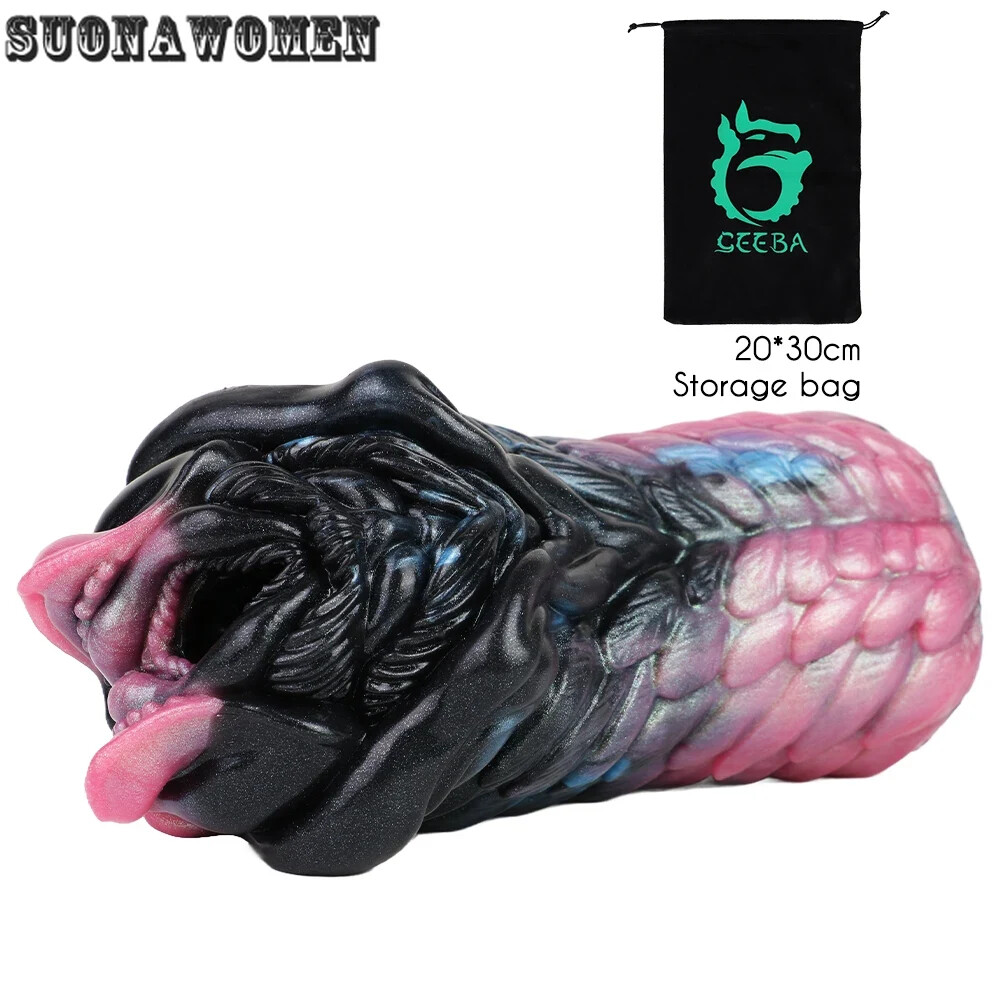 Silicone Alien Stroker Fantasy Single Channel Masturbator Unique Adult Sex Toys