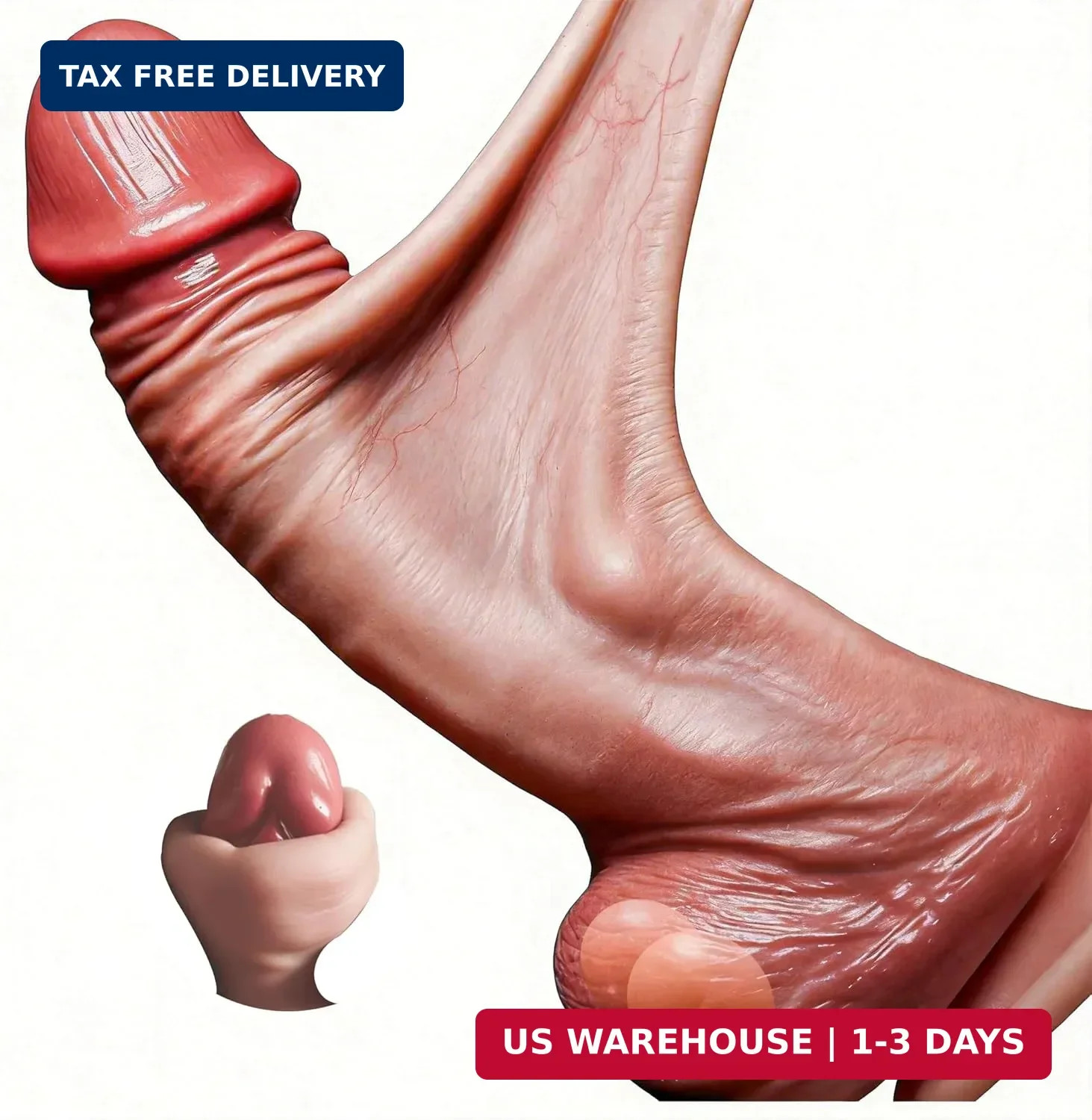 Sex Toy Realistic Dildo for Women – 8.6 Inch Soft, Body-Safe Silicone Material D