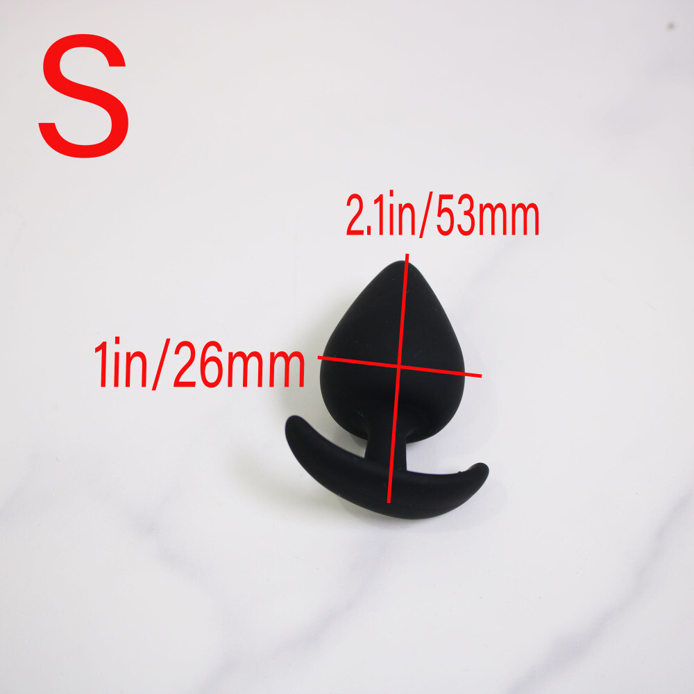 4Pcs Set Black Anal Sexy Toys for Men Women Silicon Anus Plugs Massage Flirt