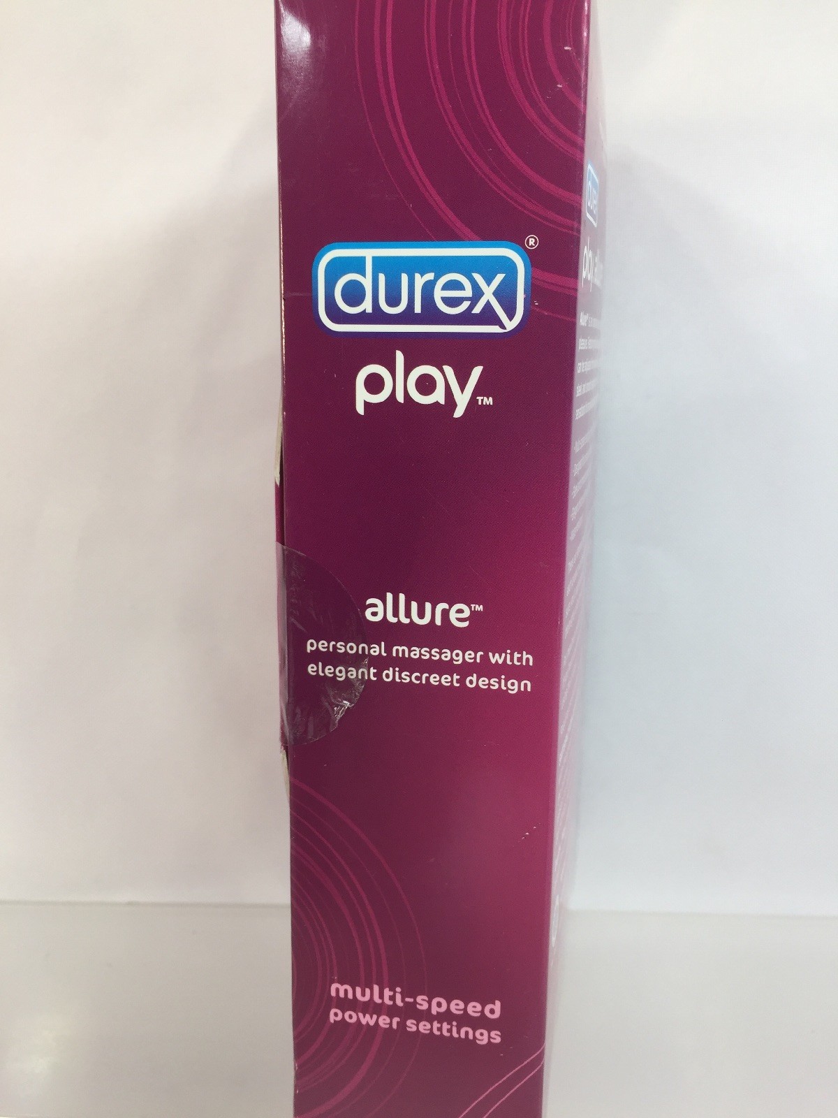 Durex Play Allure Personal Massager Multi Speed Vibrator Waterproof