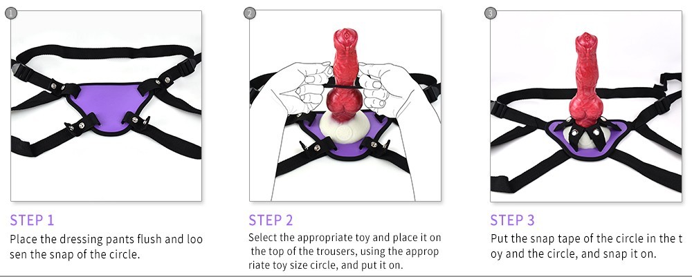 Fantasy Adjustable Strap On Harness Dildo – Pegging Toy for Couple US Adults