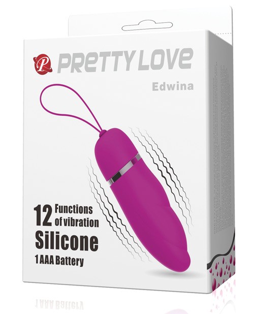 Pretty Love Vibrating Egg Discreet Remote Control Fuchsia Vibrator Vibe