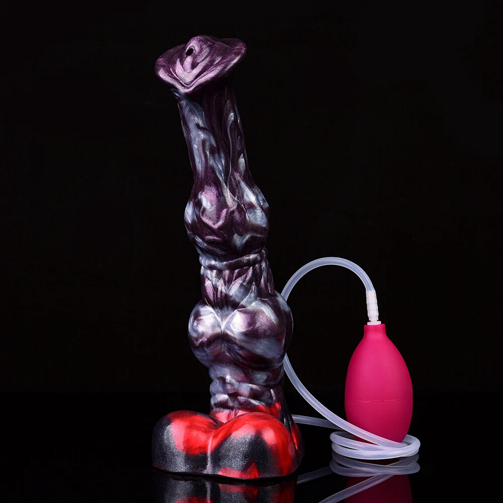 Ejacultion Dildo Knot Realistic Squirting Penis Spray Liquid Function Sex Toys
