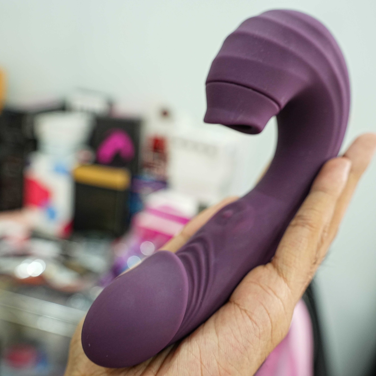 Sucking Vibrator Clit Sucker Dildo G-spot Stimulator Massager Sex Toys Women New