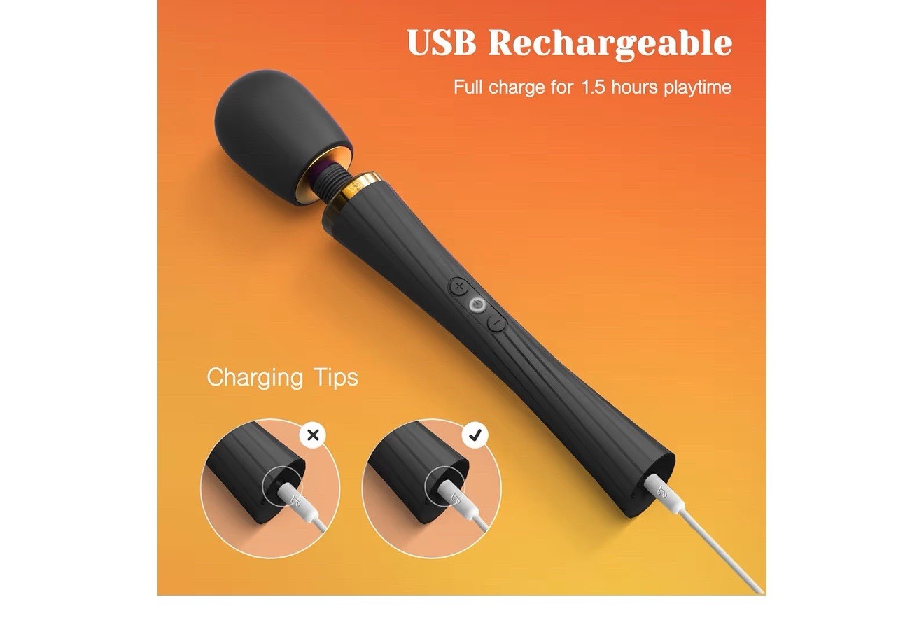 Vibrator kit- Cordless High-Power Wand Massager Clitoral Stimulation