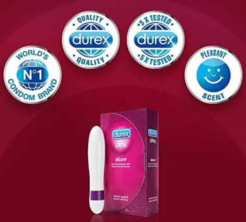 Durex Play Allure Vibrating Personal Massager with the added Delight Mini Vibe