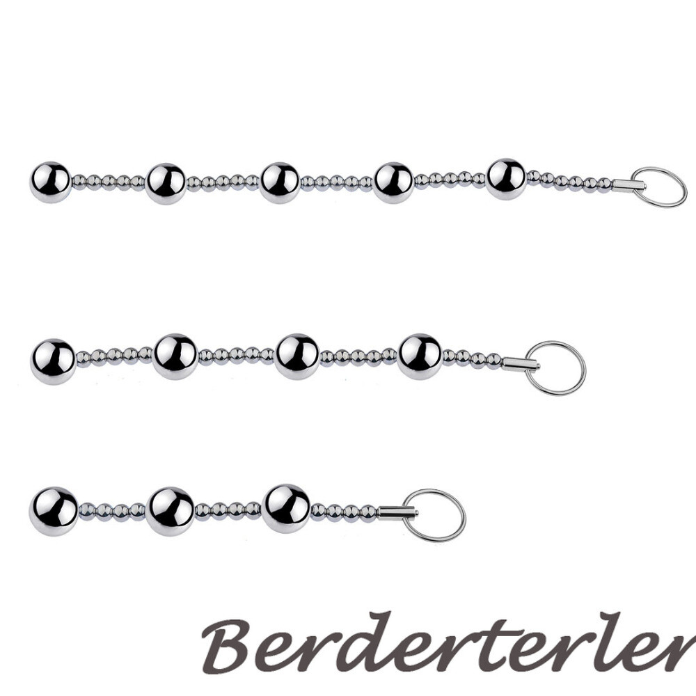 Metal Anal Beads Pull Beads Anal Plug Butt Plug Penetration Anal Dilator Sex Toy