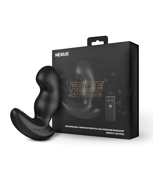 Nexus Ride Extreme Vibrating Prostate & Perineum Massager – Black