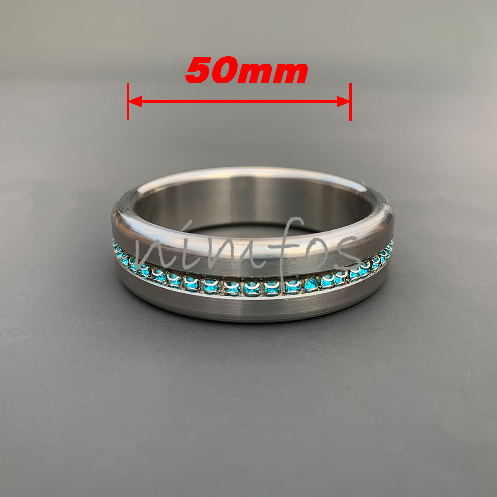 Penis Ring Male Stainless Steel Cock Ring Delay Ejaculation Sex Toys
