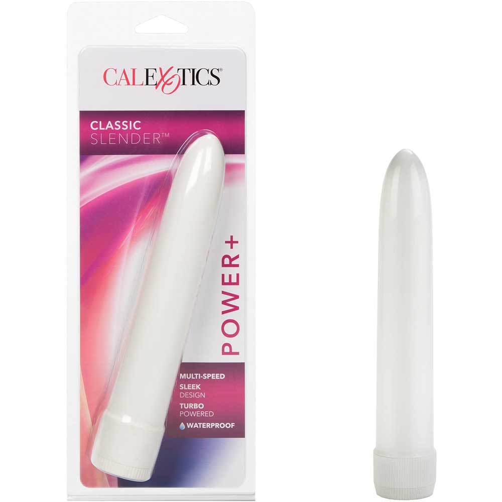 Calexotics Classic Chic Vibrator, Slimline, 7″ (0526-09-2)