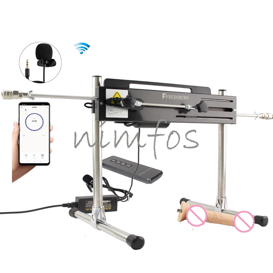 Sex Machine Remote APP Adjustable Vac u Lock 30db 120W Sex Machine With Dildo