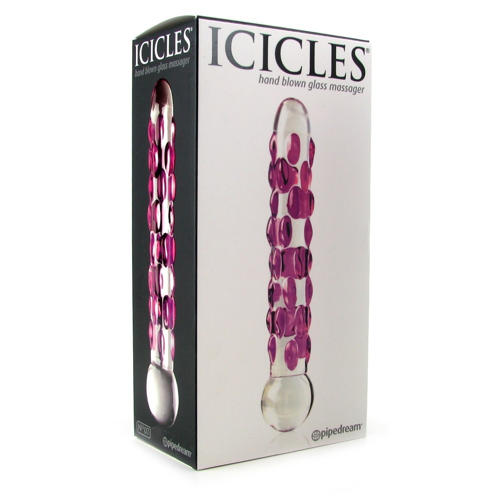 Icicles No 07 Glass Dildo Vaginal Anal Dong