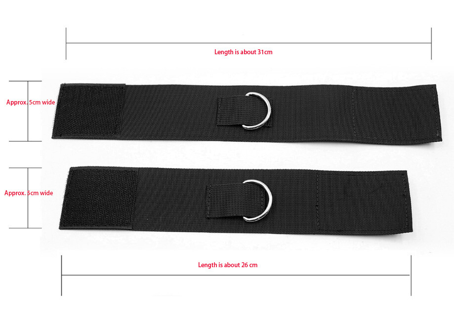 Bed Bondage Kit Hand Ankle Cuffs Restraint Straps Set Sex Play BDSM for Couples