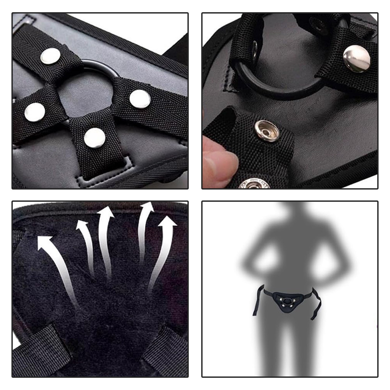 Double Penetration Strap On Harness Dildo Dong Pegging Sex Toys for Couple