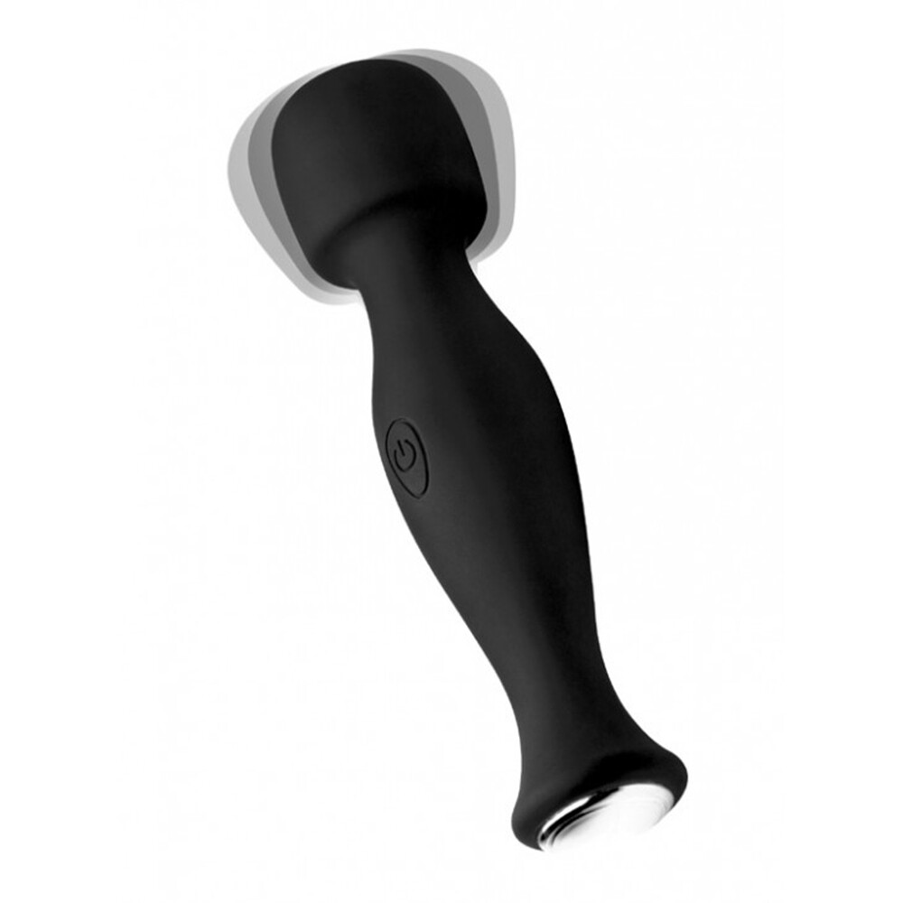 Mighty Pleaser Powerful 10x Silicone Wand Massager Waterproof USB Rechargeable