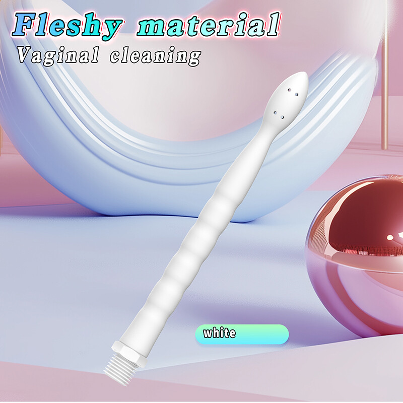 Vaginal Anal Cleaner Clean Shower Latex Enema Tube Anal Cheaning Tool Nozzle