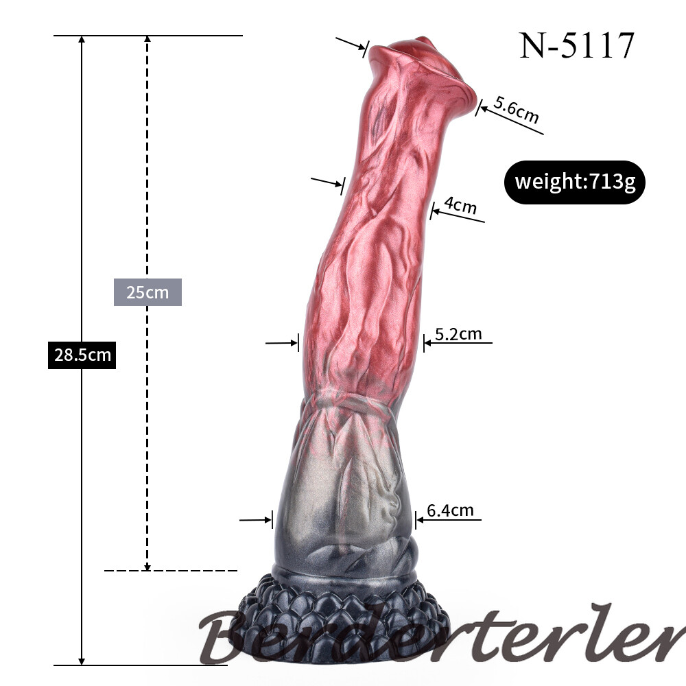 Real Big Dildo Soft Silicone Penis Knot With Suction Cup Female Masturbator