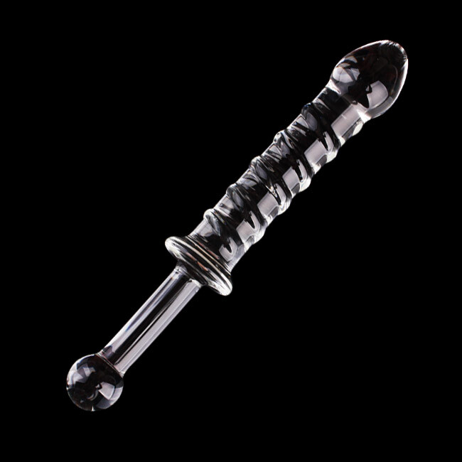 Glass Dildo Men Gay Anal Butt Plug Women Vagina G-Spot Stimulator Adult Sex Toy