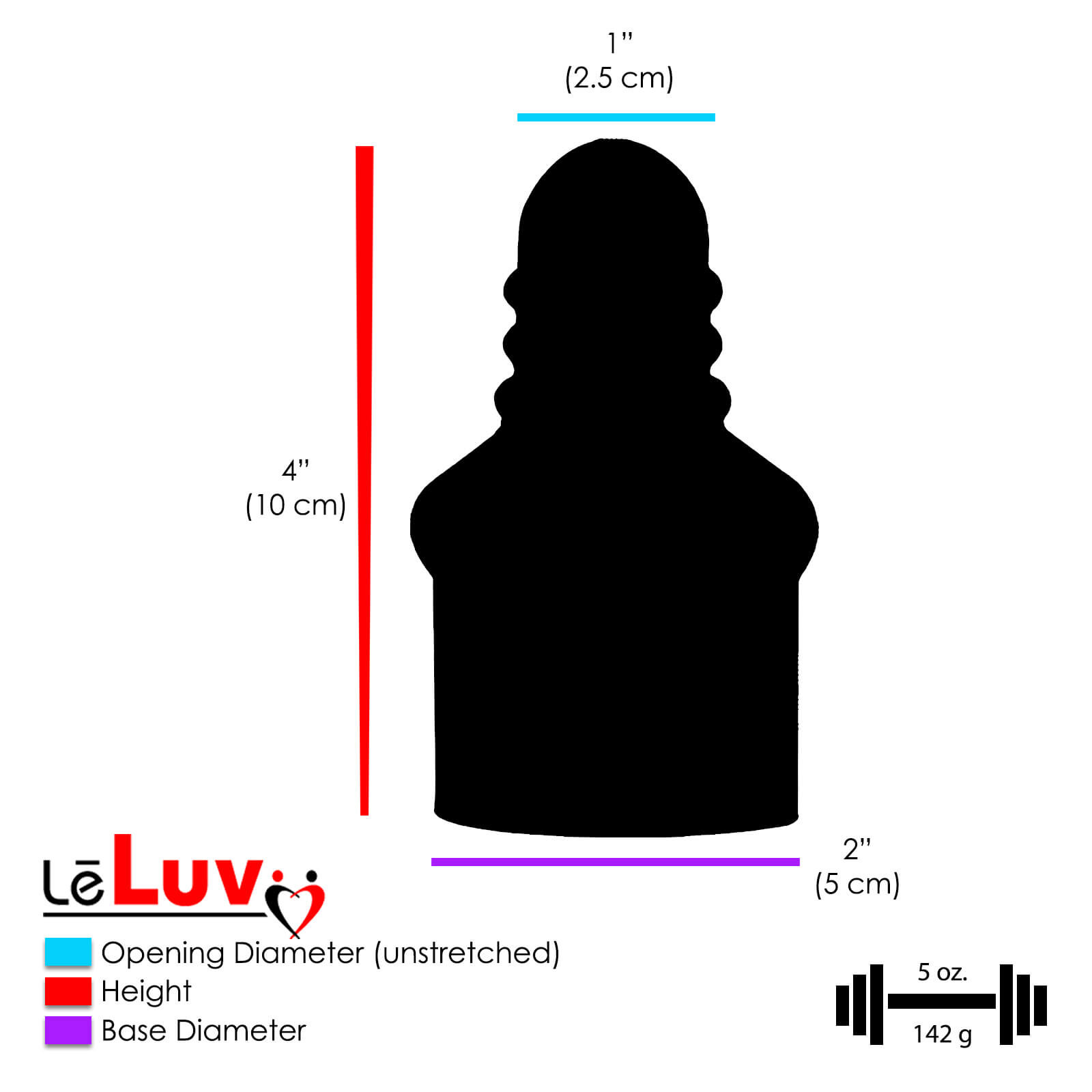 LeLuv Penis Pump EasyOp Zgrip with 3 Sleeves, Septum, C Rings, Jelly Rings