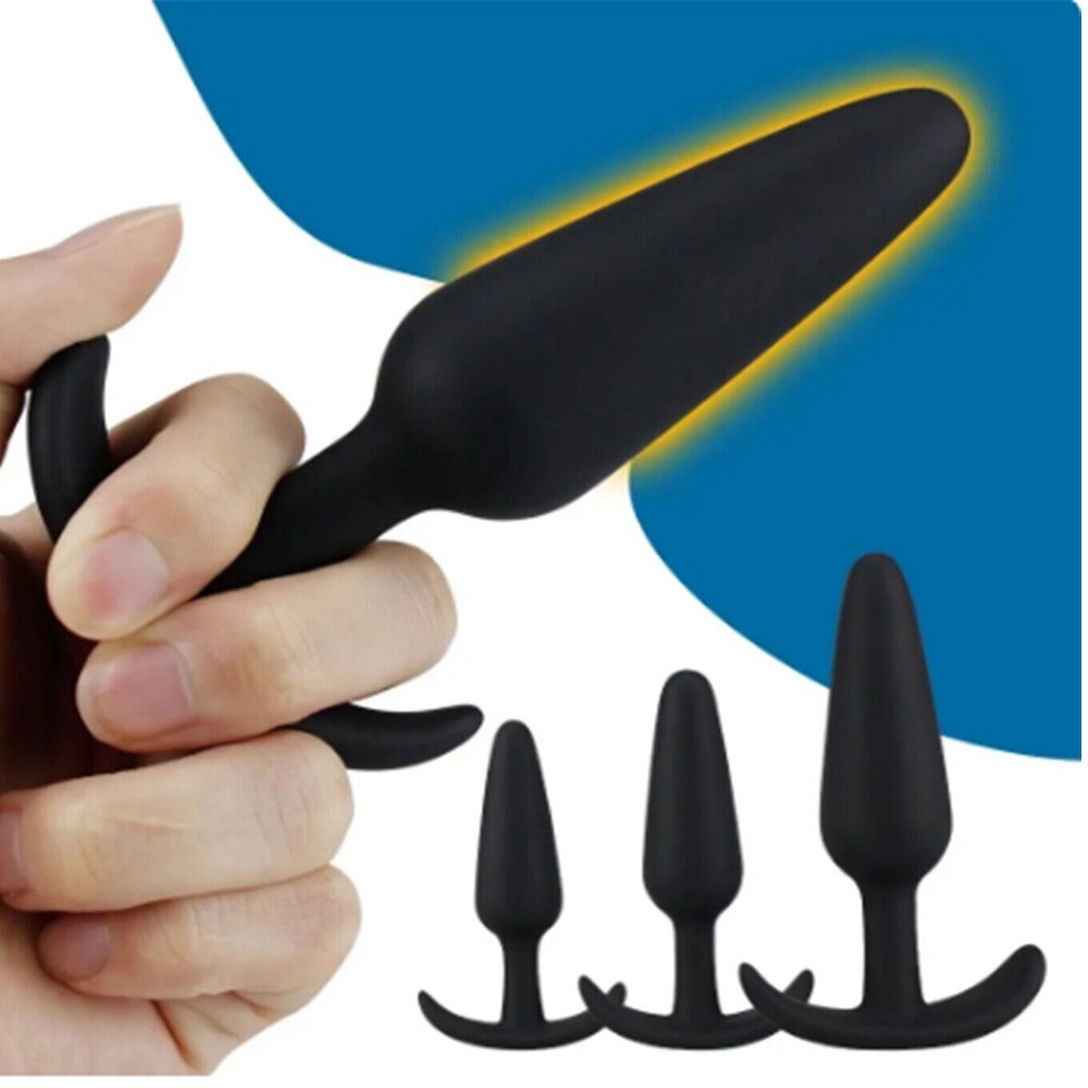 3pcs Silicone Sex Toys Dildo Anal Butt Plug for Women Men Prostate Massager BDSM