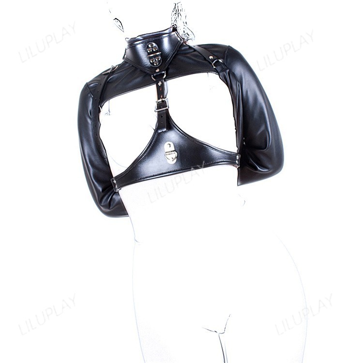 Pu Leather Women Full Body Harness Bodysuit Garter Belt Bondage BDSM Female