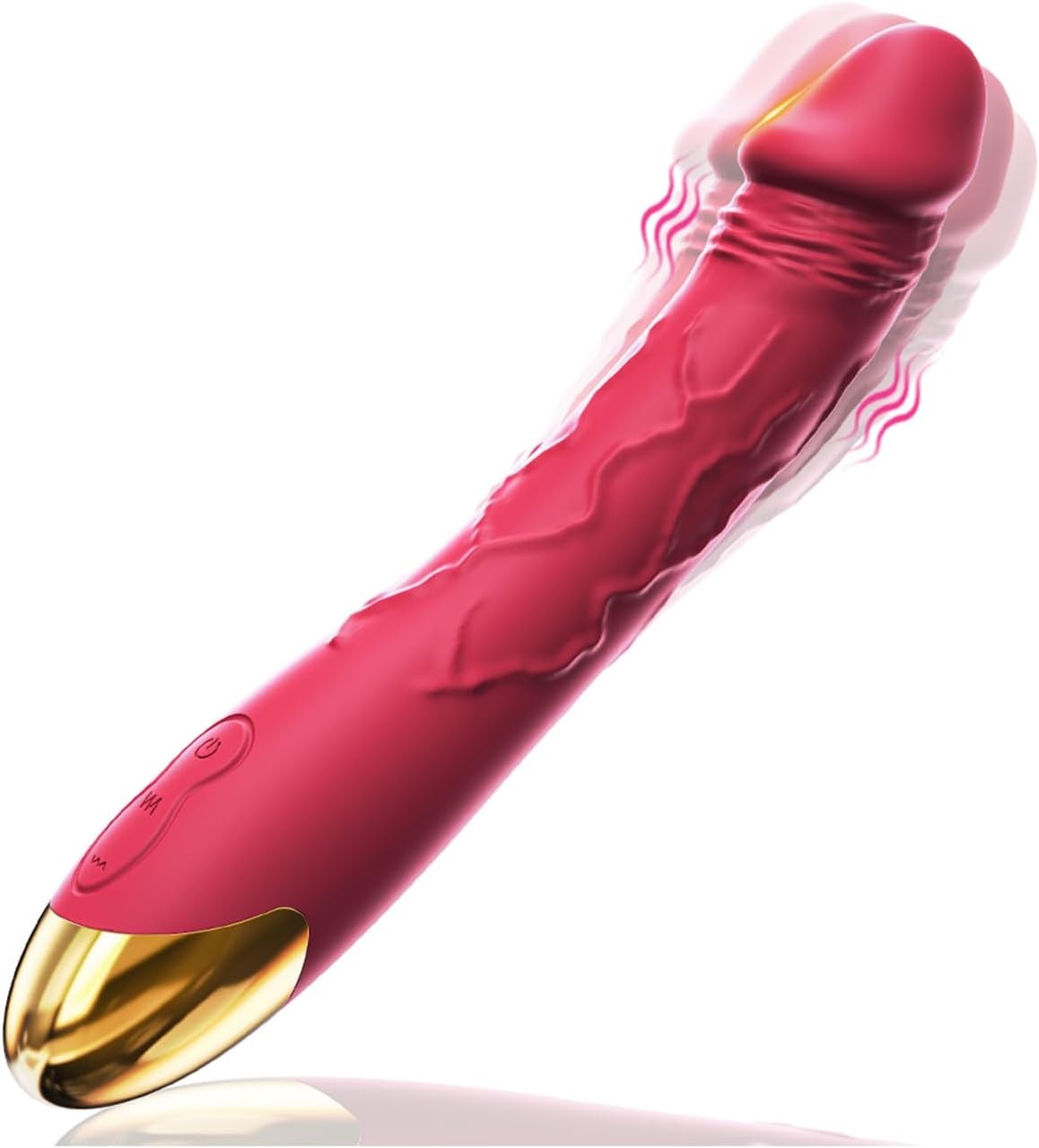 7.6 Inch Realistic Dildo Vibrator for Women，10 Powerful Vibration Modes for