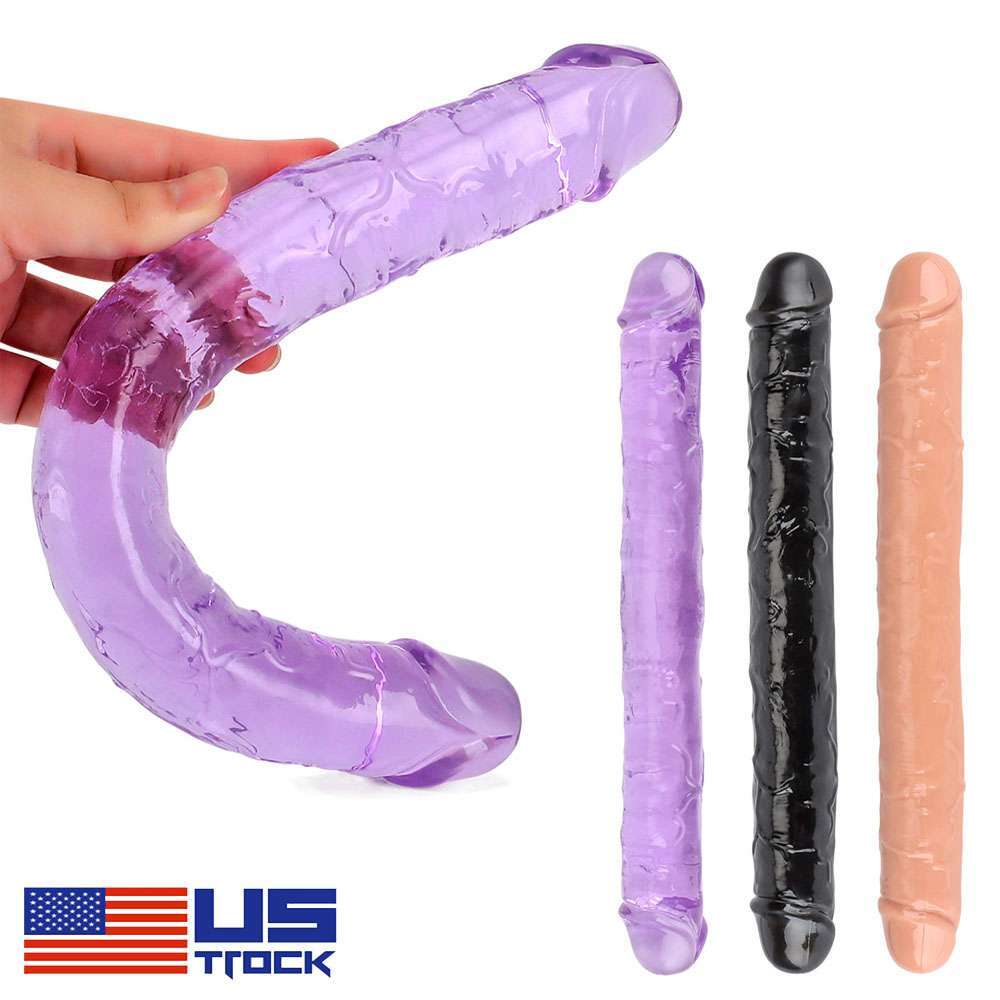 USA Double Ended Dildo-Dual Sided-Headed Penetration Dong For WOMAN COUPLES MEN