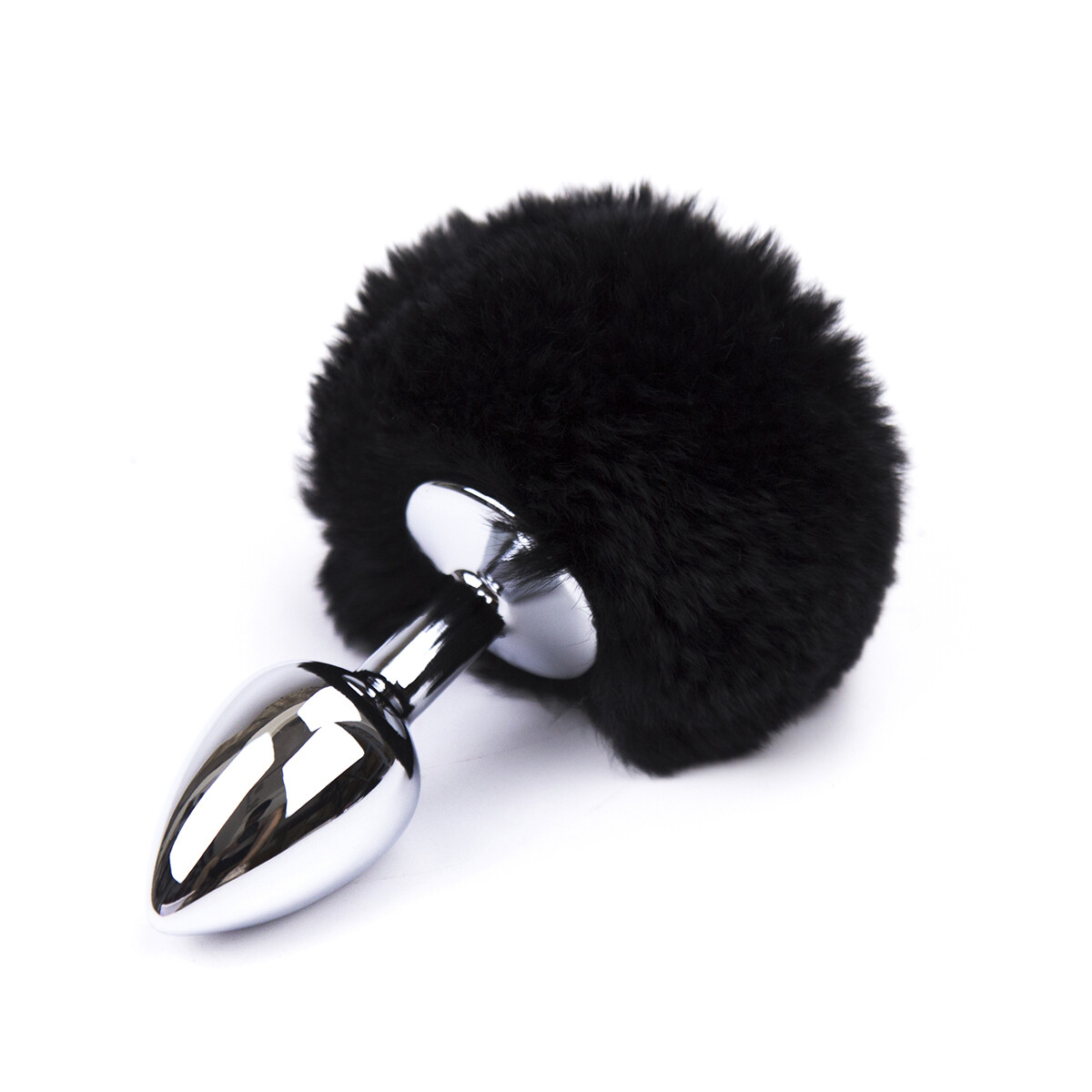 False Fox Tail With Metal Anal-Butt Plug Women Romance Game Funny Sex Toy Games
