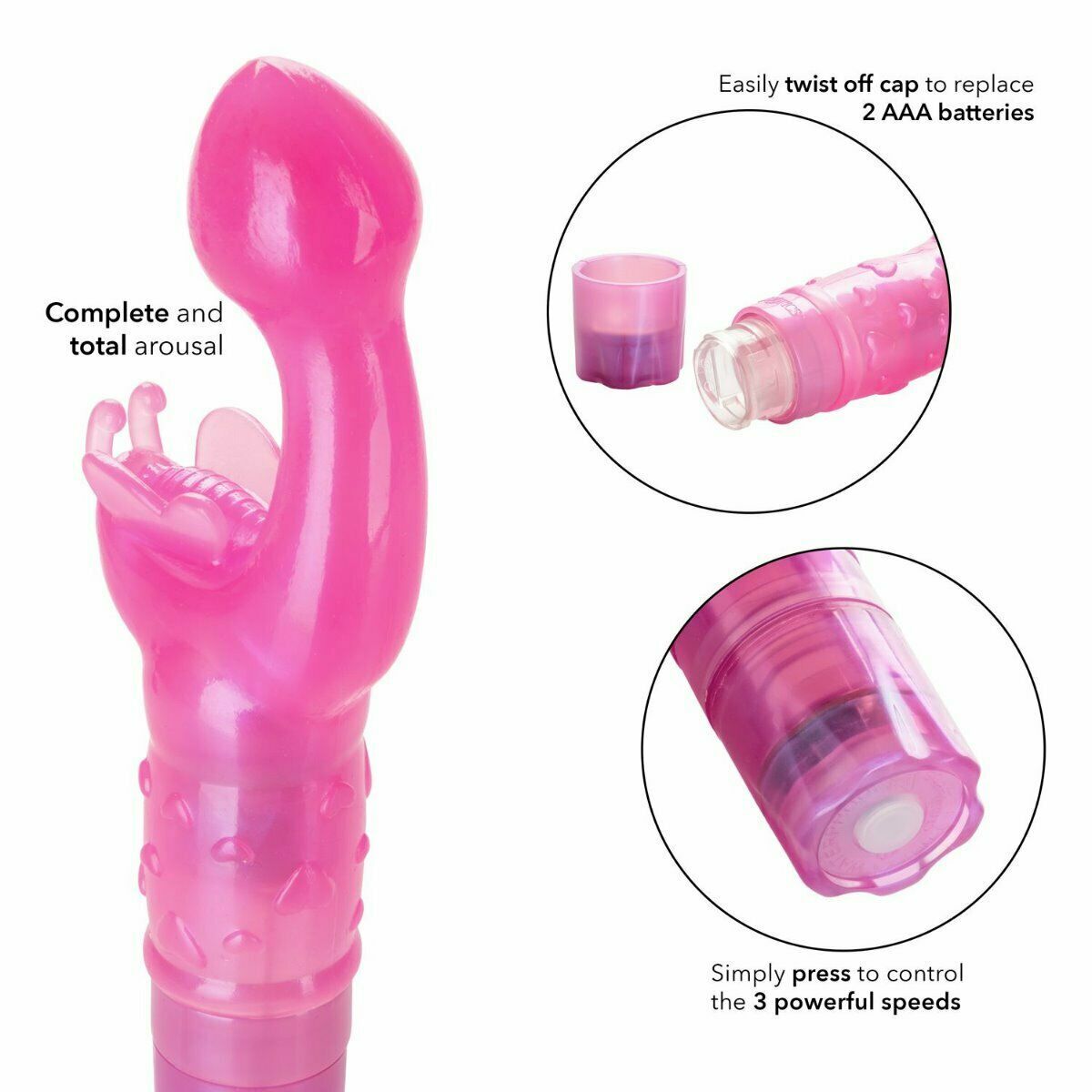 G spot Stimulator Orgasm Climax Vibe Clitoral Dual Vibrator Massager For Women