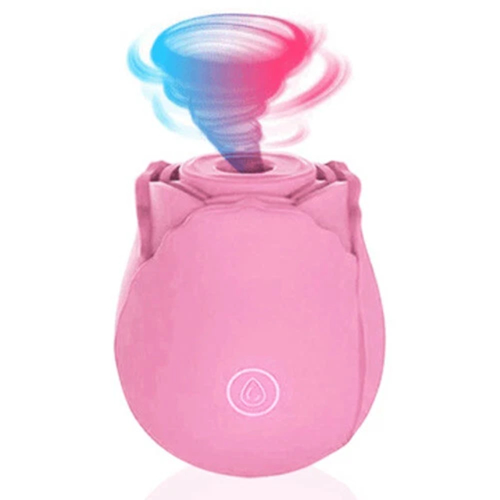 Discreet 10 Speed Rose Personal Massage Vibrator sucking Massager for Women Gift