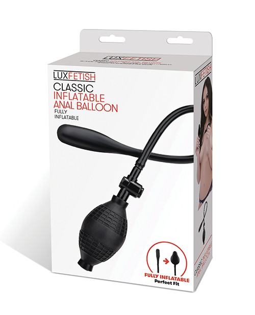 Lux Fetish Classic Inflatable Anal Balloon – Black