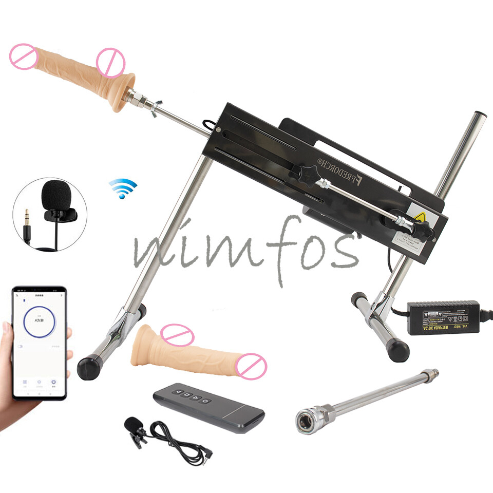 Sex Machine Remote APP Adjustable Vac u Lock 30db 120W Sex Machine With Dildo