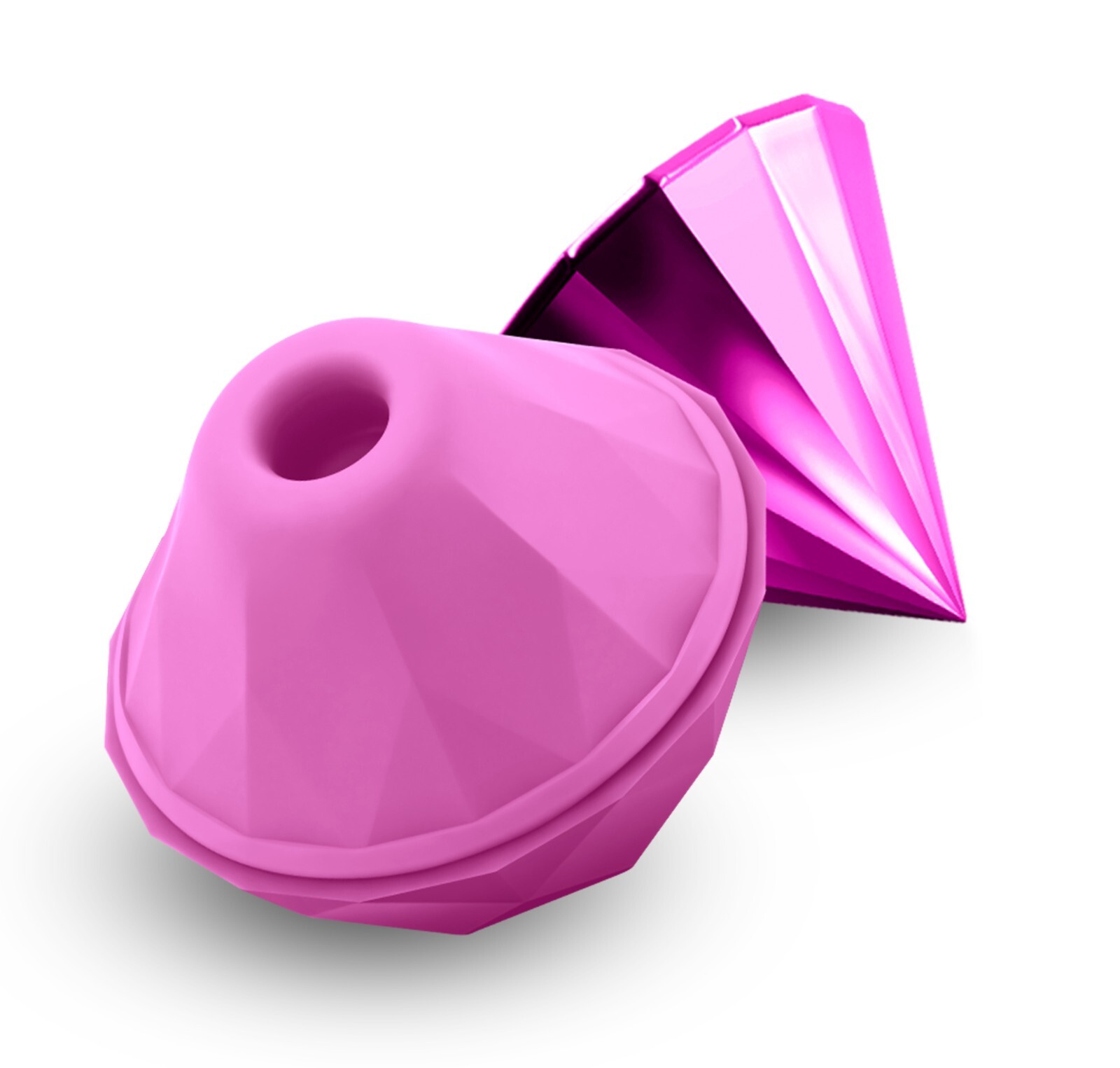 NS Novelties Sugar Pop Jewel Air Pulse Vibe Pink – Silicone Clitoral Vibrator