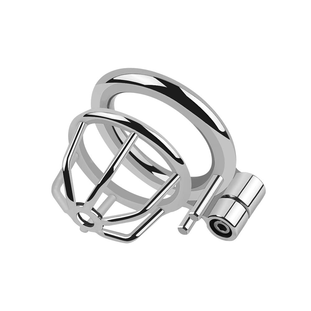 Metal Male Penis Cage Chastity Lock Gay Sm Bondage Training Adult…