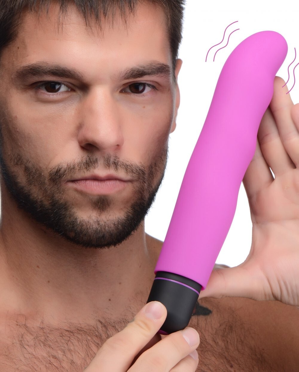 Extra Large Silicone Bullet w Wavy Sleeve Dildo USB Rechargeable Vibrator Vibe !