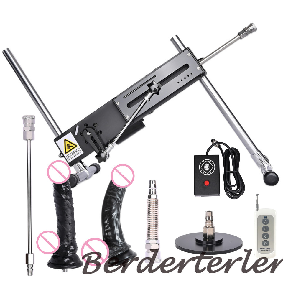 120W Automatic Sex Machine With Dildo Attachments Vibrator Female Masturbation