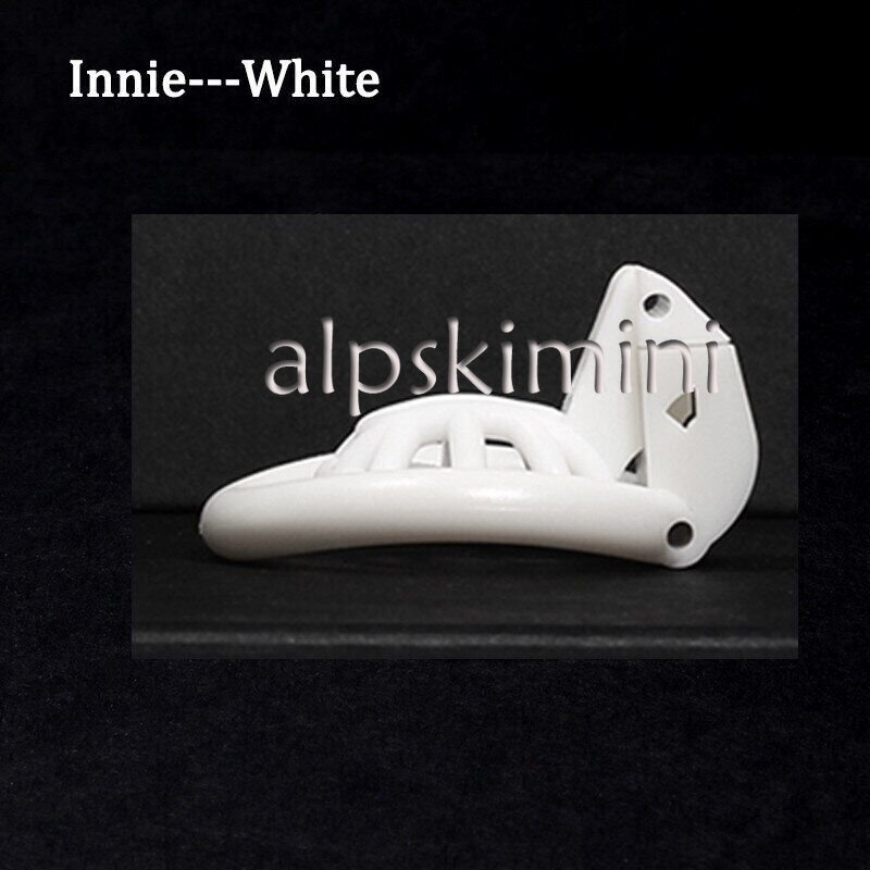 Cobra Chastity Device Positive/Negative With 4 Penis Rings,Super Small Cock Cage