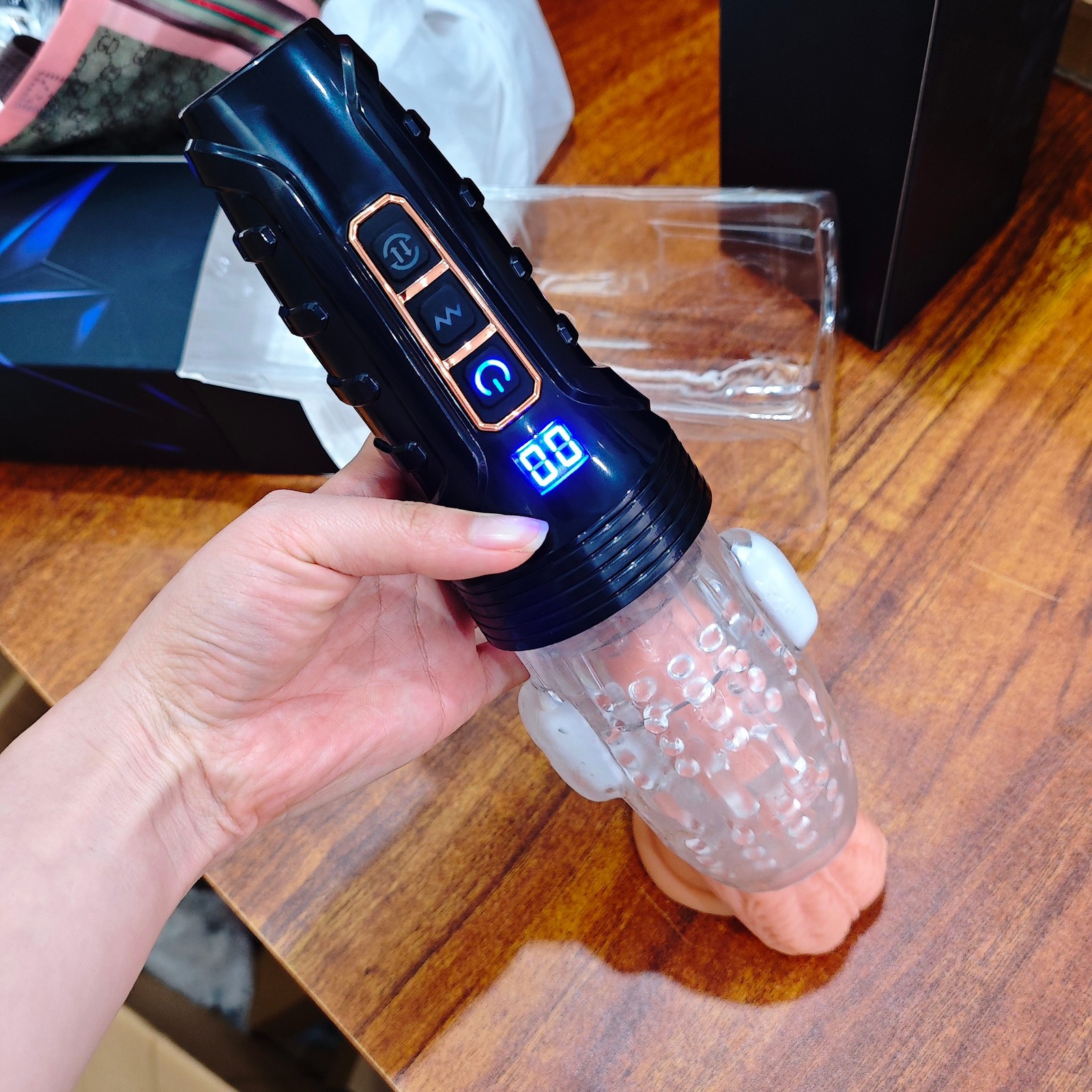 Male Thrusting Masturbaters Automatic Rotating Blowjob Cup Stroker Men Sex Toys