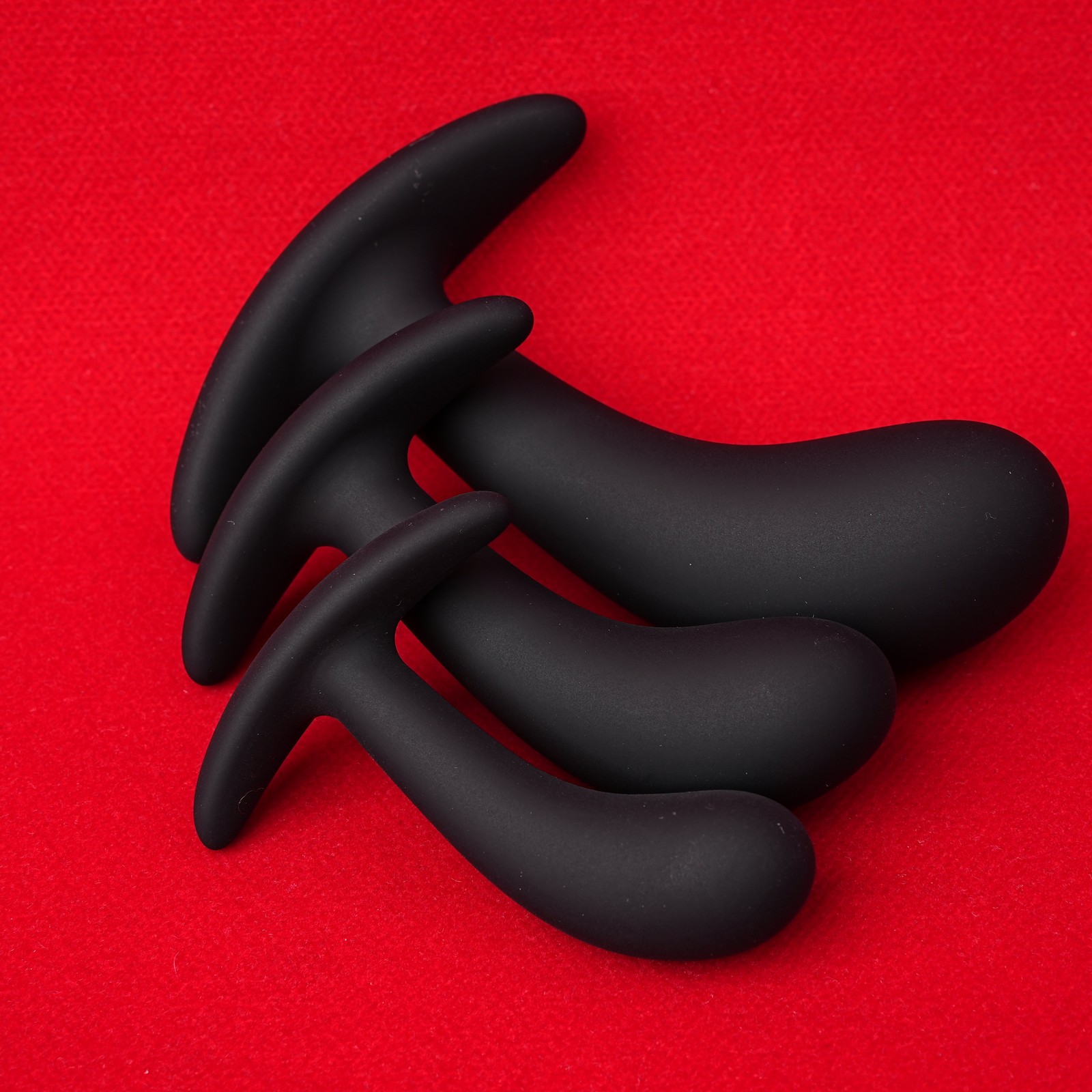 3PCS Silicone Anal Training Starter Kits Beginner Anal Trainer Butt Plug Set US